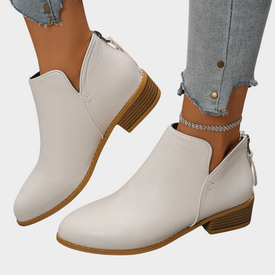 Lona | Low Heel Ankle Boots