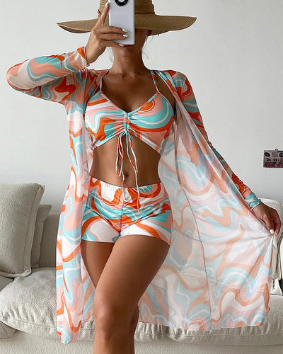 Shane | 3-piece bikini set with print