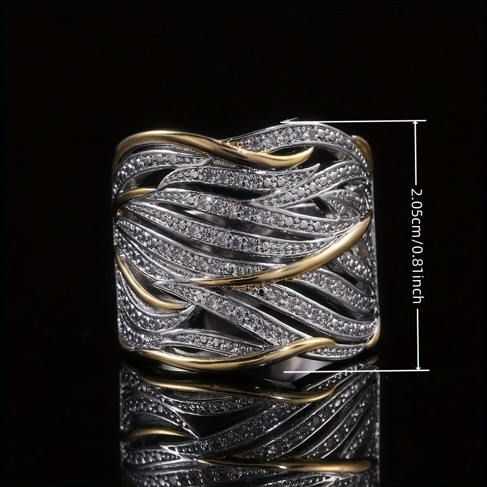 Aileen | Elegant Twisted Multi-Layer Ring