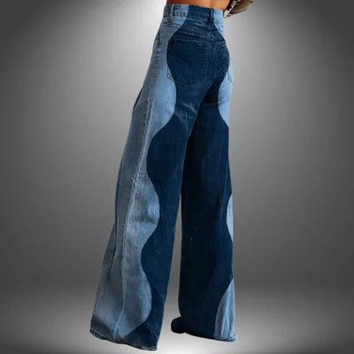 Yara | Premium Wave Pattern Pants