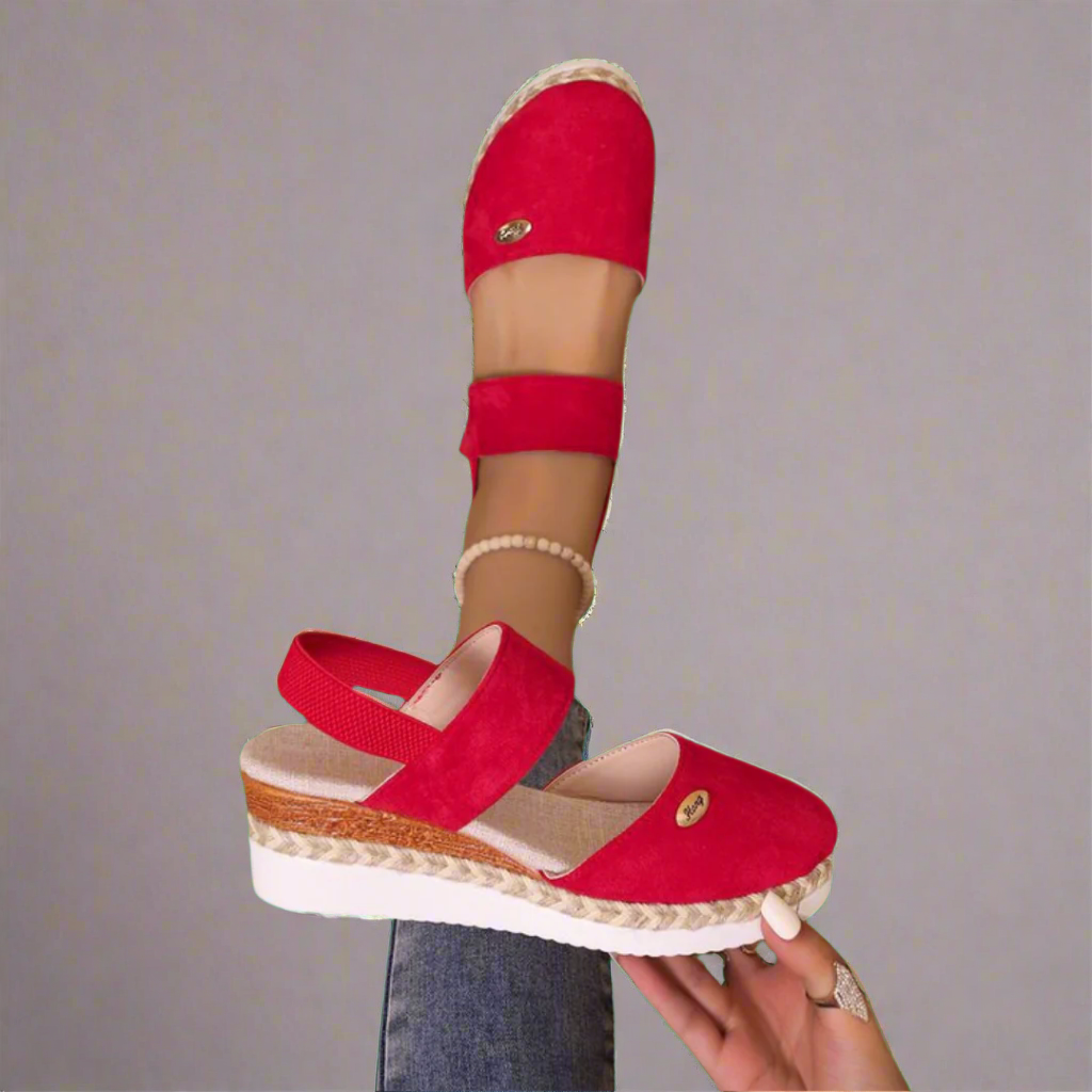 Jesmine | Plus Size Wedge Sandals – Comfortable and Versatile