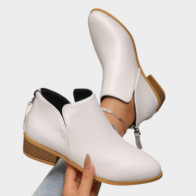 Lona | Low Heel Ankle Boots