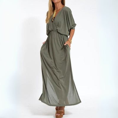 Charlotte | Elegant Maxi Dress with V-Neck