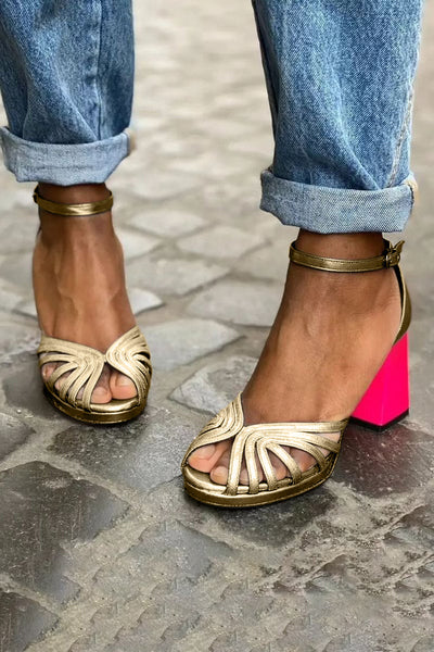 Thelma | Classic Sandals with Ankle Strap and Open Toes