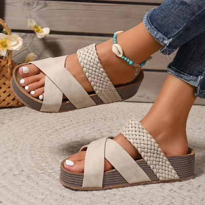 Ruby | Orthopedic Leather Strap Summer Sandals
