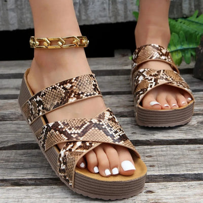 Ruby | Orthopedic Leather Strap Summer Sandals