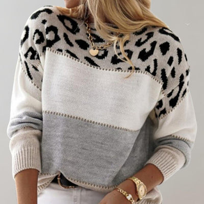 Viola | Leopard Print Casual Sweater