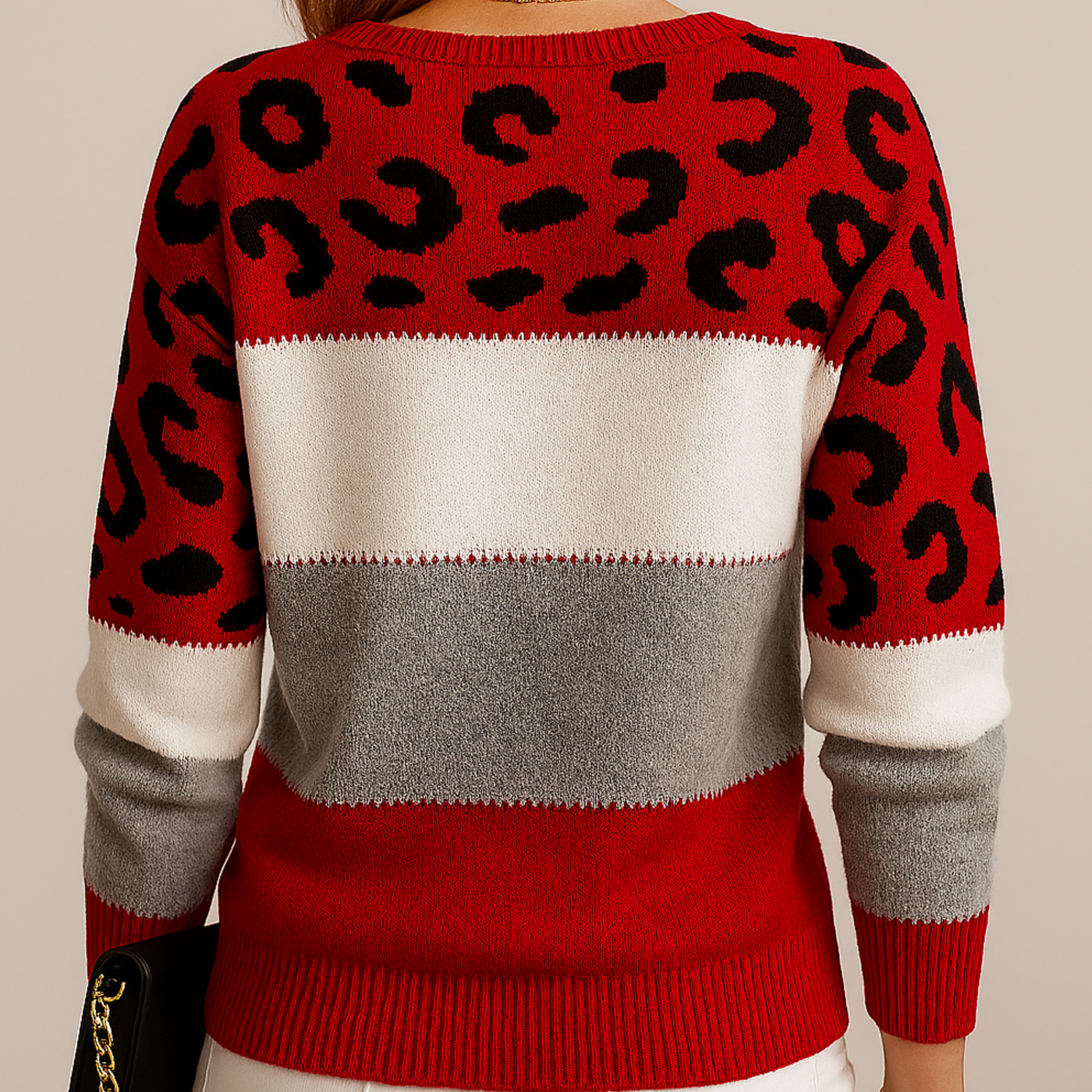 Viola | Leopard Print Casual Sweater