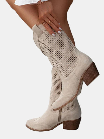 Zula | Perforated Ankle Boots