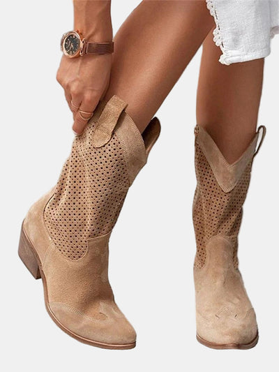 Zula | Perforated Ankle Boots
