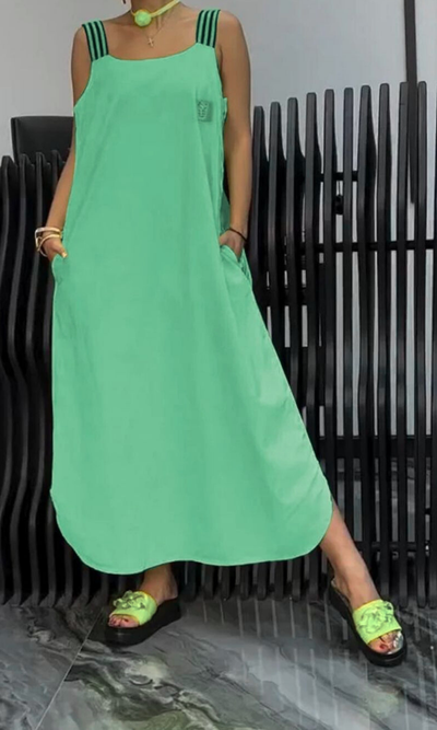 Layla | Shoulder Strap Suspender Dress