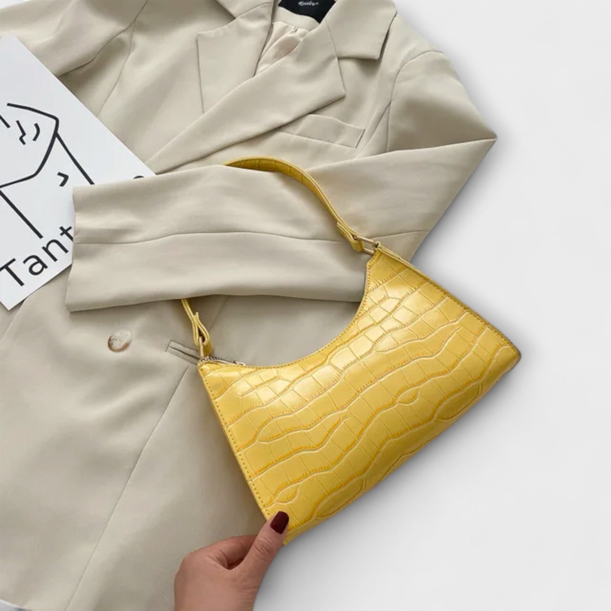 Uma | Shiny Leather Bag