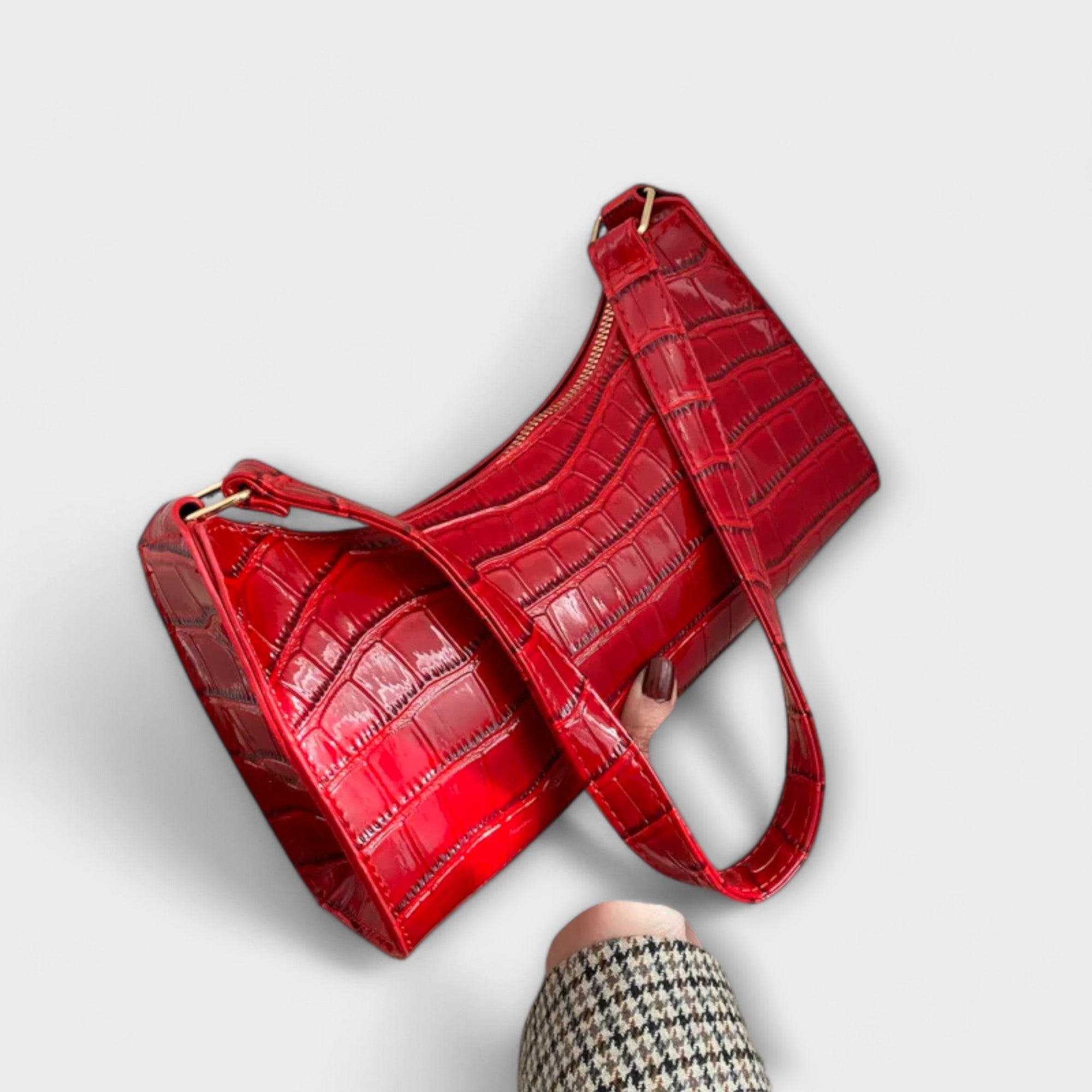 Uma | Shiny Leather Bag