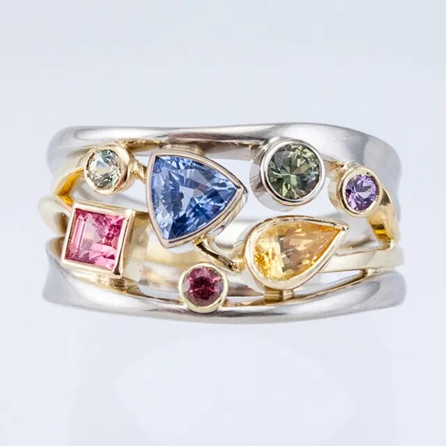 Ruby | Vintage Bunter Zirconia Ring