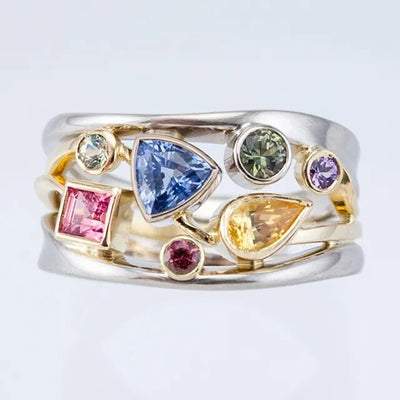 Ruby | Vintage Bunter Zirconia Ring