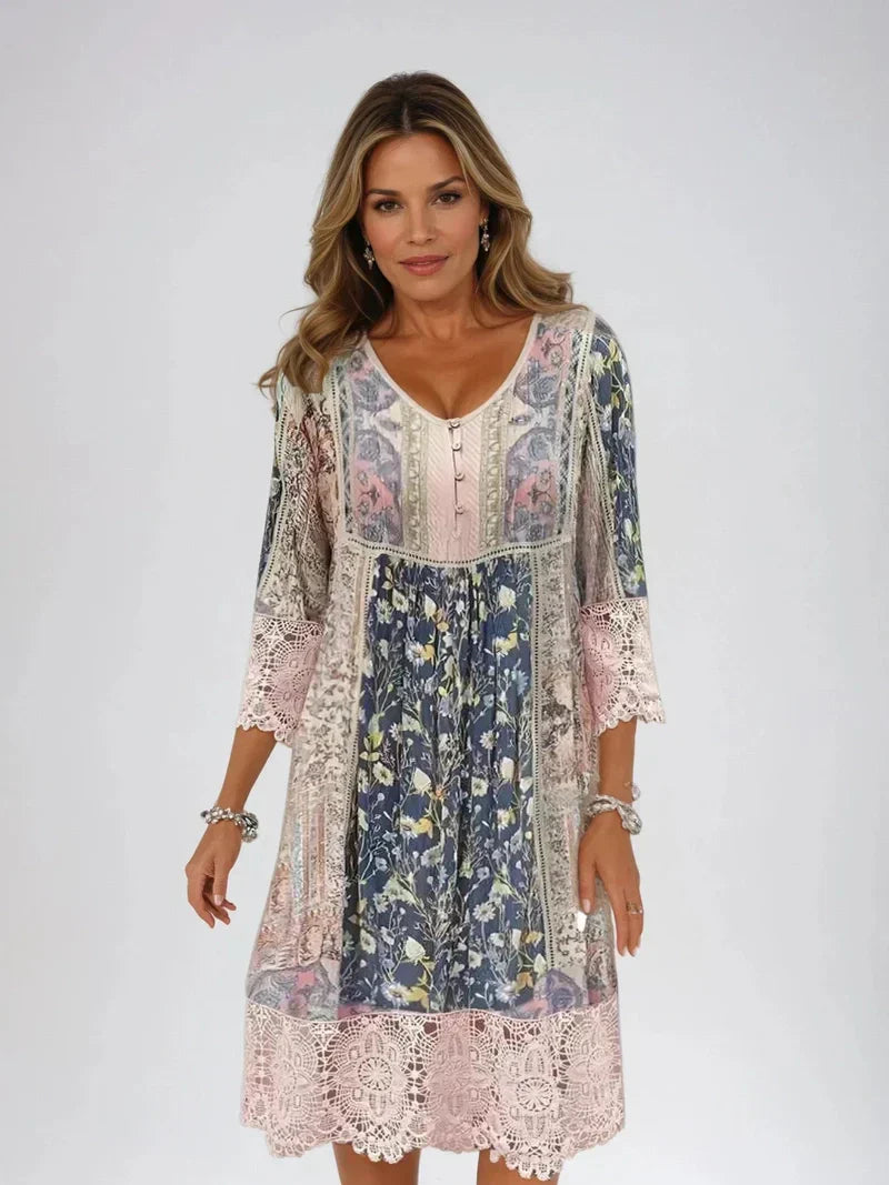 Naia | Boho Dress with Charm