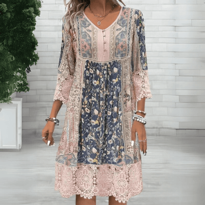 Naia | Boho Dress with Charm