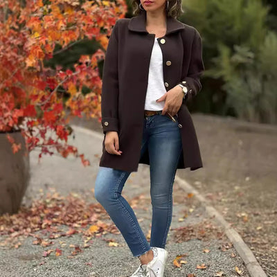 Eileen | Classic Button-Down Oversized Coat