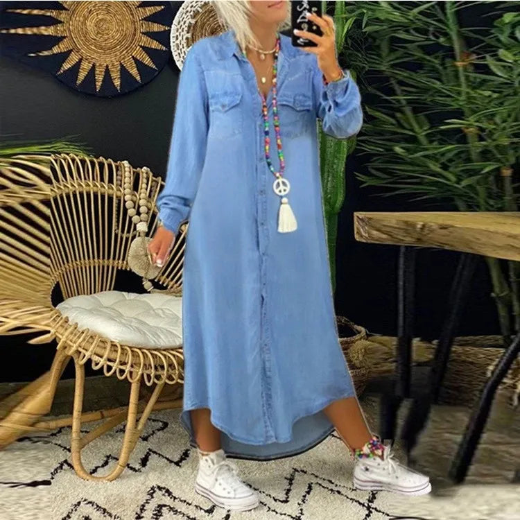 Kristine | Elegant Boho Denim Dresses
