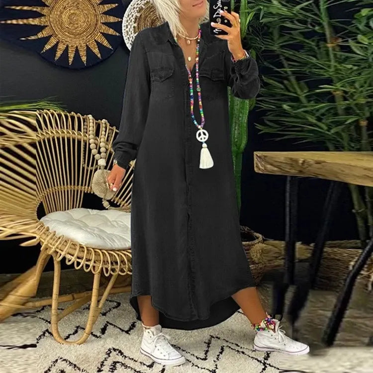 Kristine | Elegant Boho Denim Dresses