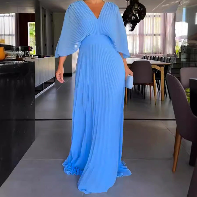 Zarya | Perfect Pleated Maxi Dress for Every Season