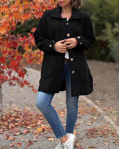 Eileen | Classic Button-Down Oversized Coat