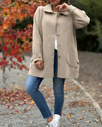 Eileen | Classic Button-Down Oversized Coat