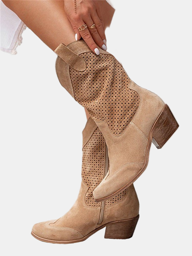 Zula | Perforated Ankle Boots