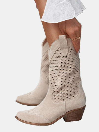 Zula | Perforated Ankle Boots