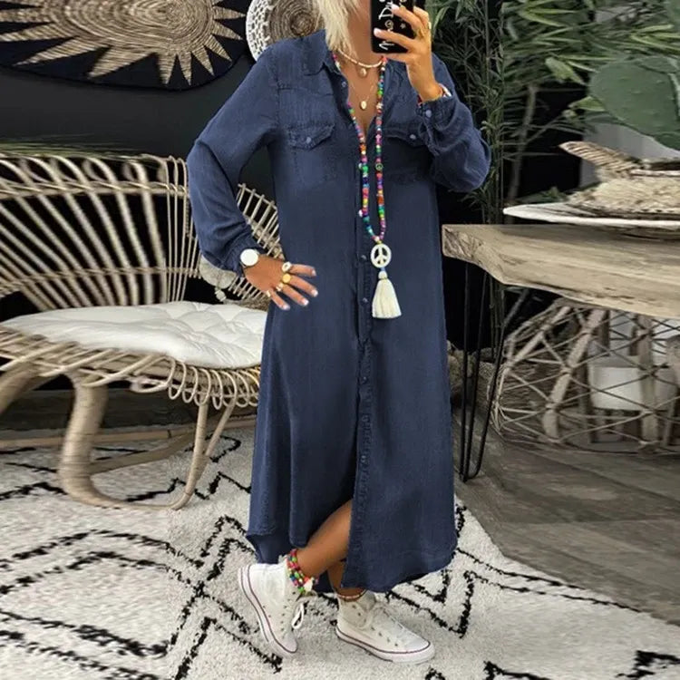 Kristine | Elegant Boho Denim Dresses