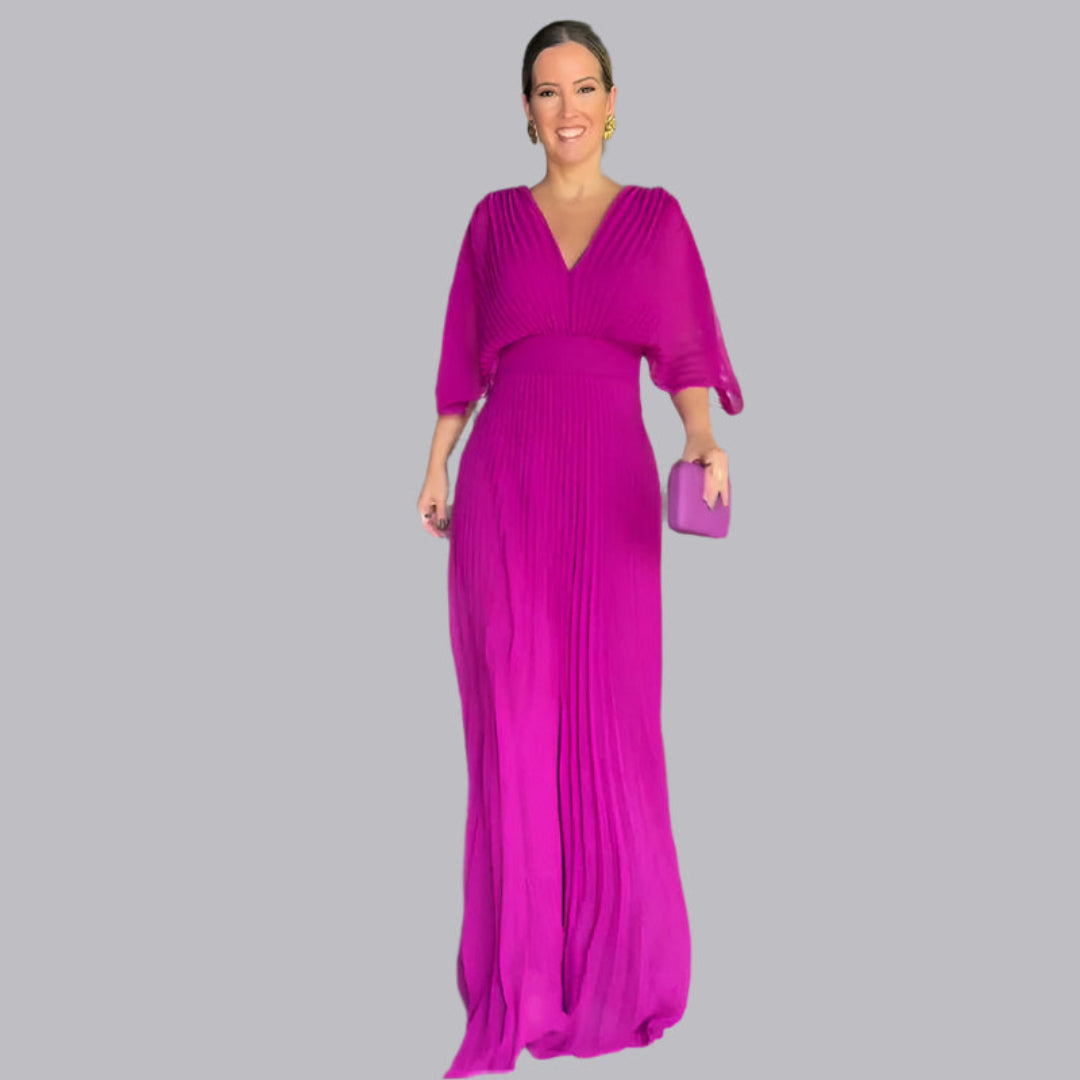 Zarya | Perfect Pleated Maxi Dress for Every Season