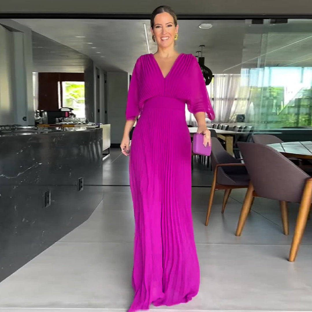 Zarya | Perfect Pleated Maxi Dress for Every Season