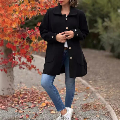 Eileen | Classic Button-Down Oversized Coat