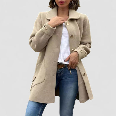 Eileen | Classic Button-Down Oversized Coat