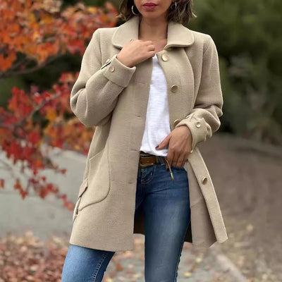 Eileen | Classic Button-Down Oversized Coat