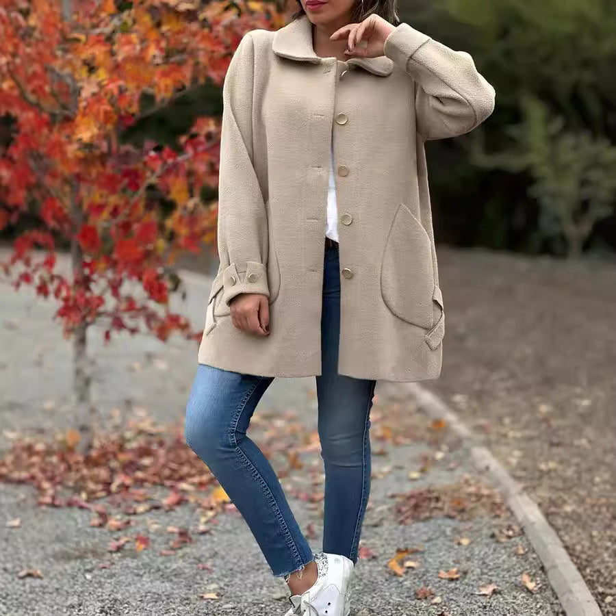 Eileen | Classic Button-Down Oversized Coat