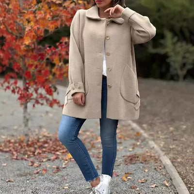 Eileen | Classic Button-Down Oversized Coat