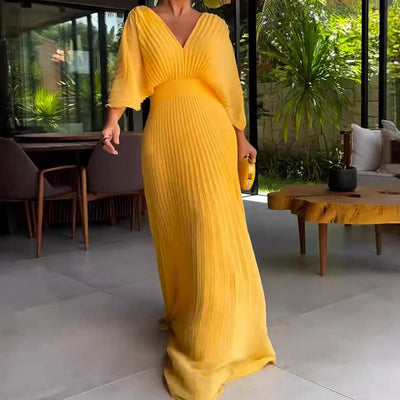 Zarya | Perfect Pleated Maxi Dress for Every Season