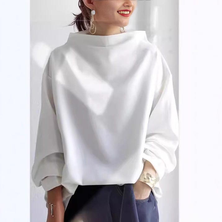 Audrey | High-Neck Soft Knit Top