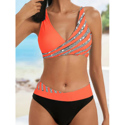 Rhiyela | Printed Halter Neck Swimsuit