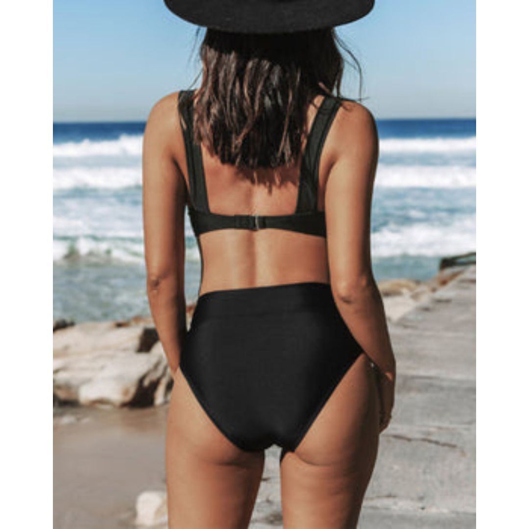Kennelyn | High Waist Swim Dress