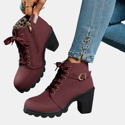 Debra | Casual Heeled Ankle Boots