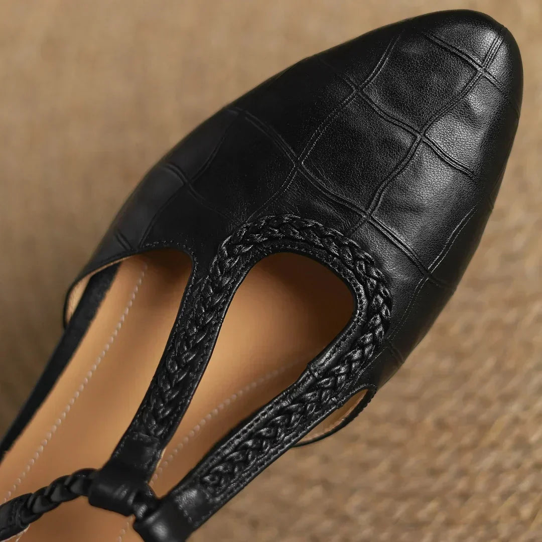 Effie | Leather Mary Janes