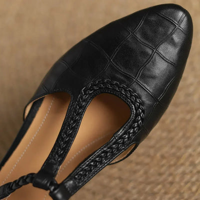 Effie | Leather Mary Janes