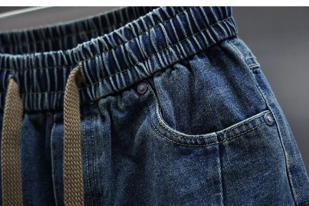 Roland | Baggy Denim Pants with Belt