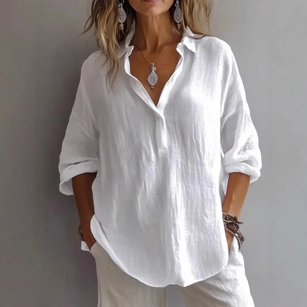 Barbara | Long Casual Blouse