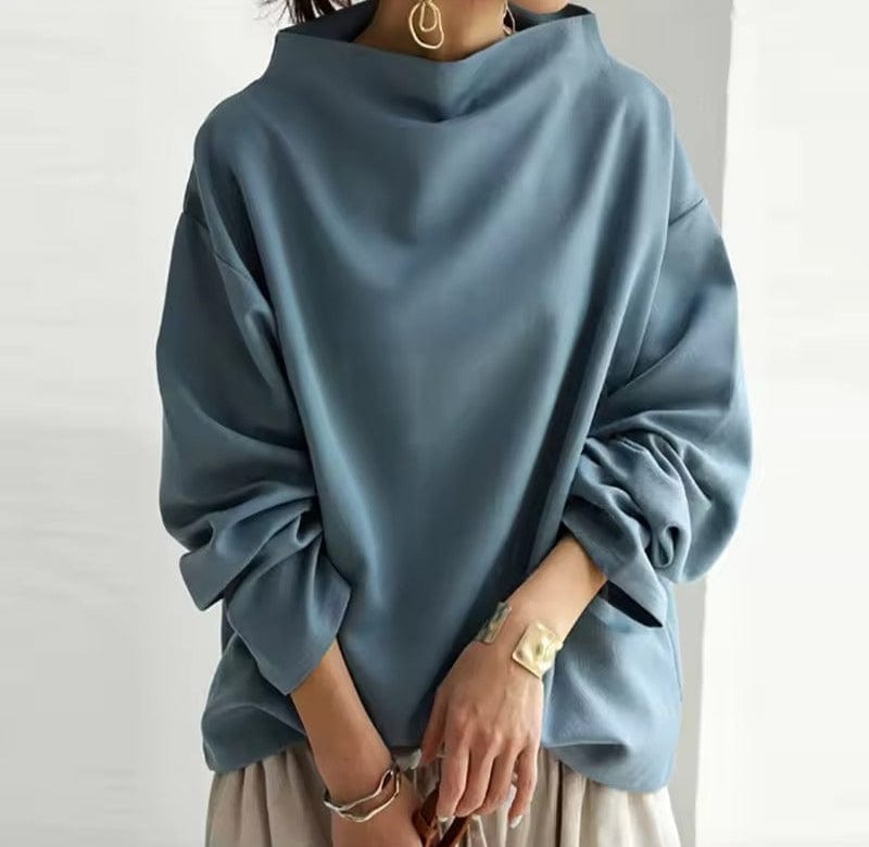 Audrey | High-Neck Soft Knit Top