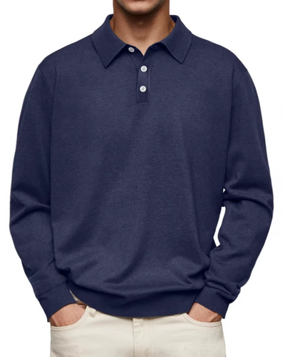 Aaron | Long Sleeve Polo