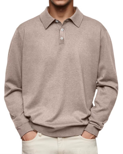 Aaron | Long Sleeve Polo
