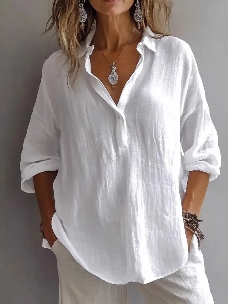 Barbara | Long Casual Blouse